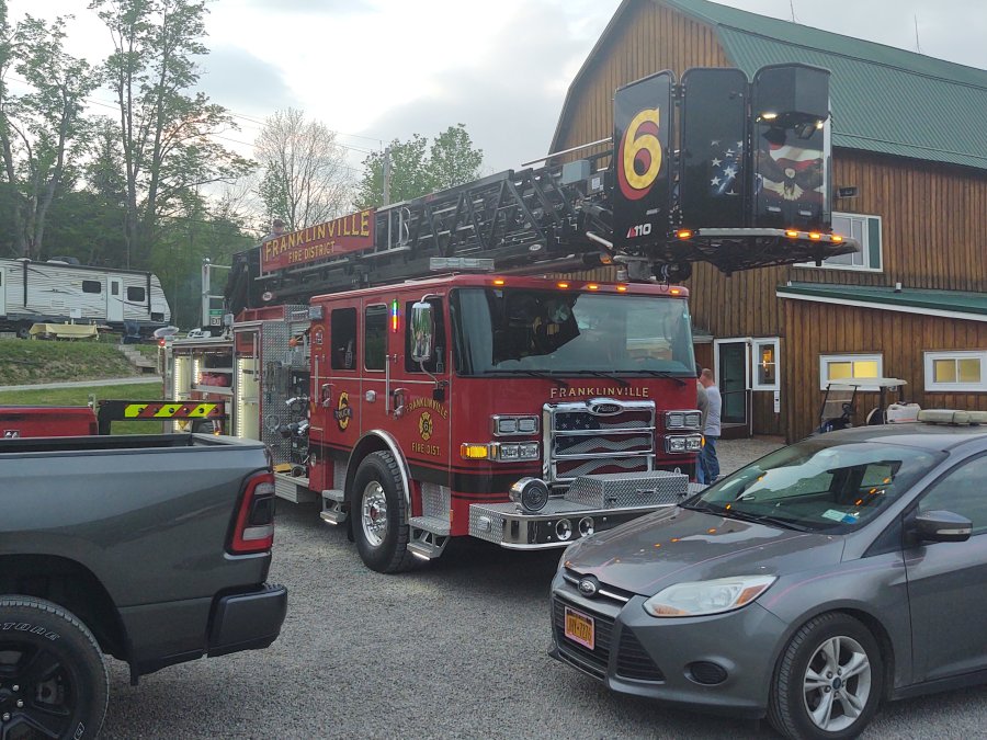 Fire truck at Triple R Camping Resort