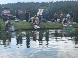 Campers at Pirate and Princess Weekend 2018 at Triple R Campground in Western NY