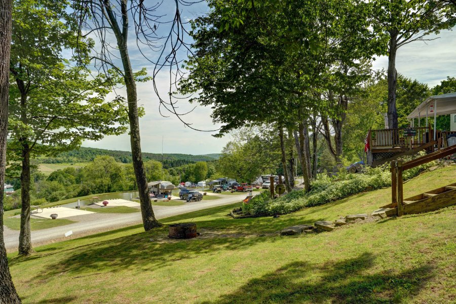 view of sites at triple r camping resort a campground in wny