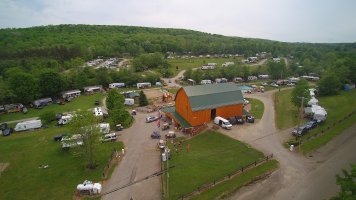 Camp Sites at Triple R Camping Resort in Western NY