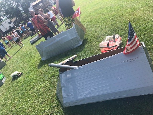 Campers at Pirate and Princess Weekend 2018 at Triple R Campground in Western NY