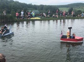 Campers at Pirate and Princess Weekend 2018 at Triple R Campground in Western NY