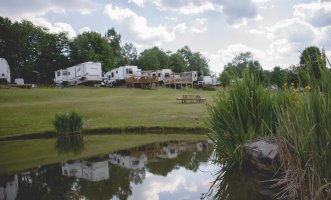 RVs at Triple R Camping Resort in Western NY