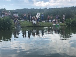 Campers at Pirate and Princess Weekend 2018 at Triple R Campground in Western NY