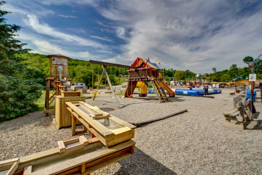 playground at triple r camping resort a campground in wny