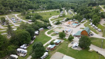 Ariel view at Triple R Camping Resort a campground in WNY