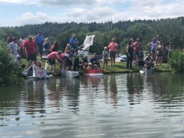 Campers at Pirate and Princess Weekend 2018 at Triple R Campground in Western NY