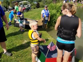 Campers at Pirate and Princess Weekend 2018 at Triple R Campground in Western NY