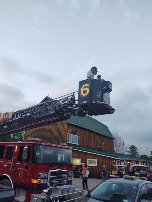 Fire truck at Triple R Camping Resort