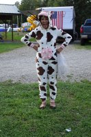 Camper in Costume Halloween Weekend 2018 at Triple R Campground in Western NY