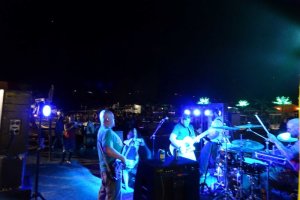 Campers Listening to Band During Memorial Day Weekend 2018 at Triple R Campground in Western NY