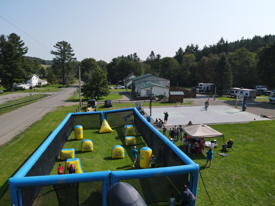 Gelly ball game at Triple R Camping Resort