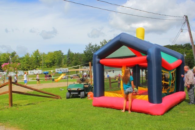 Bounce House at Triple R Camping Resort in Western NY