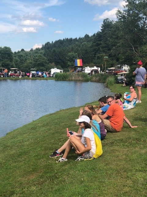 Campers at Pirate and Princess Weekend 2018 at Triple R Campground in Western NY