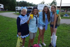 Campers in Costume Halloween Weekend 2018 at Triple R Campground in Western NY