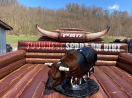 buckin bull ride activity at triple r camping resort a campground in wny