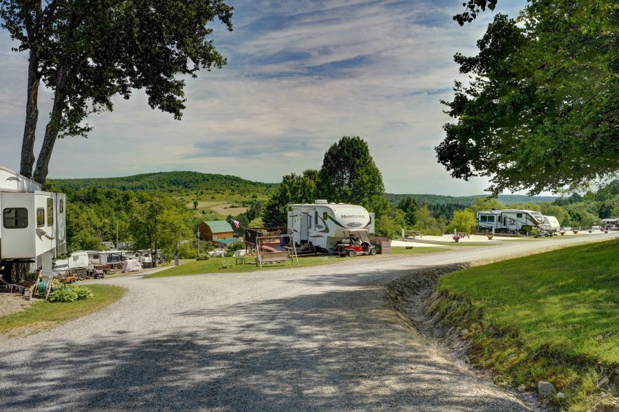 site view at triple r camping resort a campground in wny