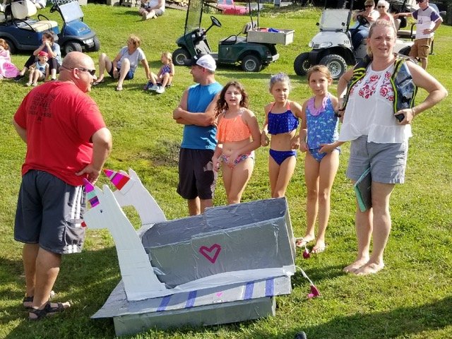 Campers at Pirate and Princess Weekend 2018 at Triple R Campground in Western NY