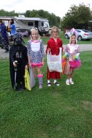 Campers in Costume Halloween Weekend 2018 at Triple R Campground in Western NY