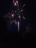 Fireworks at Triple R Camping Resort a campground in wy