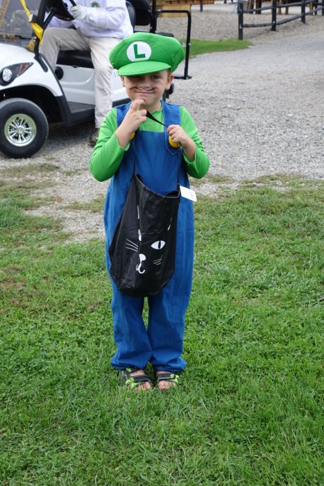 Camper in Costume Halloween Weekend 2018 at Triple R Campground in Western NY