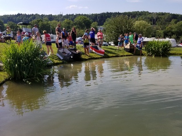 Campers at Pirate and Princess Weekend 2018 at Triple R Campground in Western NY