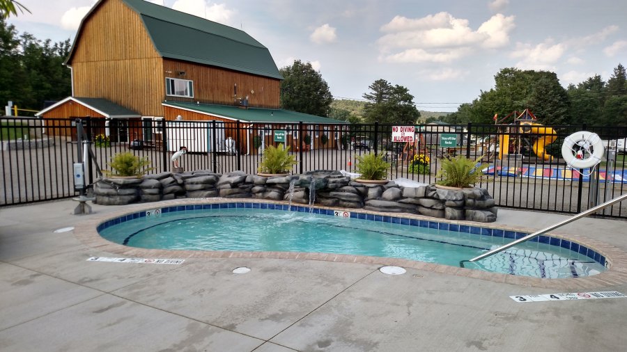 Hot Tub at Triple R Camping Resort in Western NY