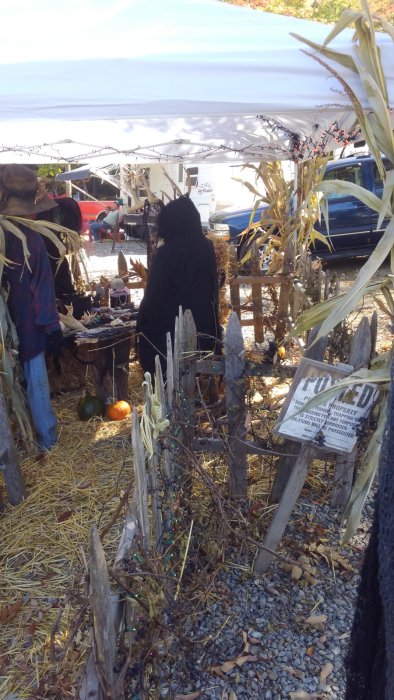 Site decorated with Halloween Decorations at Triple R Camping Resort