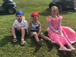 Campers at Pirate and Princess Weekend 2018 at Triple R Campground in Western NY