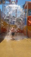 Kids playing in the LeeKee Lagoon at Triple R