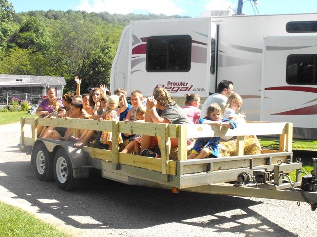 Wagon Rides at Triple R Camping Resort in Western NY