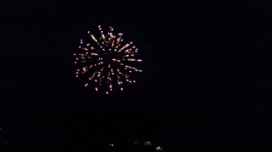 Fireworks on July 4th weekend 2018 at Triple R Camping Resort