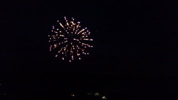 Fireworks on July 4th weekend 2018 at Triple R Camping Resort