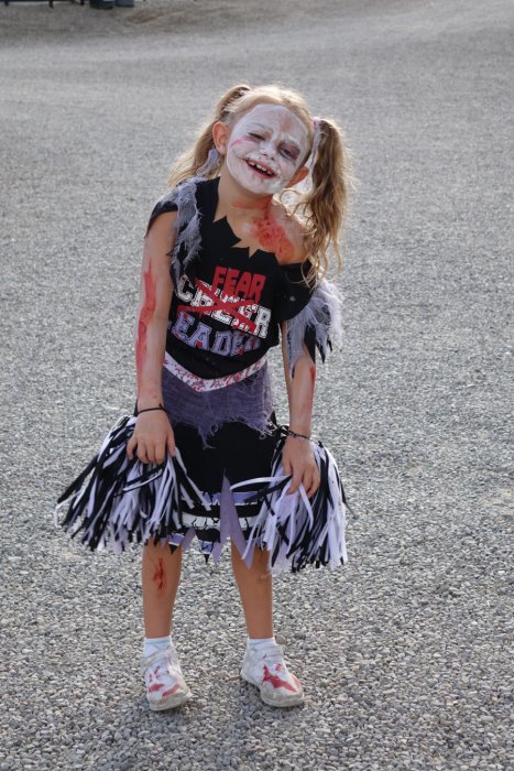 Camper in Costume Halloween Weekend 2018 at Triple R Campground in Western NY