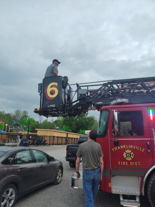 Fire truck at Triple R Camping Resort