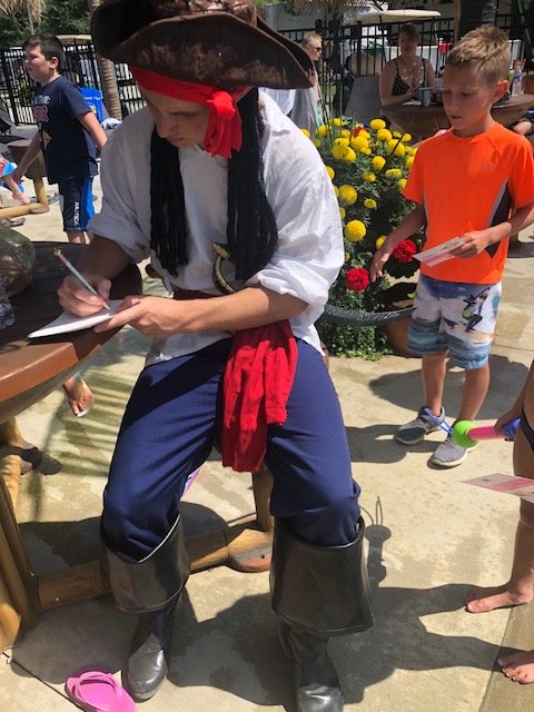 Campers at Pirate and Princess Weekend 2018 at Triple R Campground in Western NY