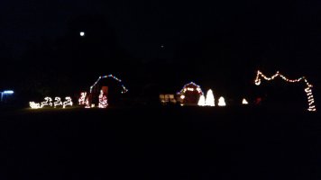 Lights at Christmas in July Weekend and Triple R Campground in Western NY