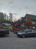 Fire truck at Triple R Camping Resort