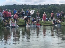 Campers at Pirate and Princess Weekend 2018 at Triple R Campground in Western NY