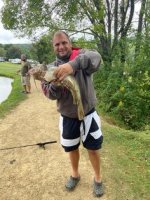 Monster fish named spike caught at Triple R pond (7lb Cat fish)