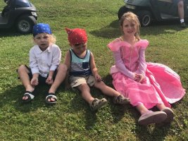 Campers at Pirate and Princess Weekend 2018 at Triple R Campground in Western NY