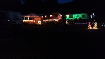 Lights at Christmas in July Weekend and Triple R Campground in Western NY