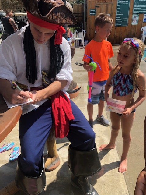 Campers at Pirate and Princess Weekend 2018 at Triple R Campground in Western NY