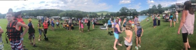 Campers at Pirate and Princess Weekend 2018 at Triple R Campground in Western NY