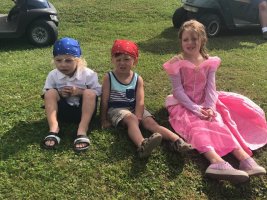 Campers at Pirate and Princess Weekend 2018 at Triple R Campground in Western NY