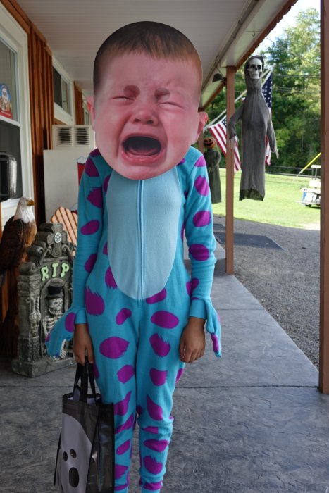 Camper in Costume Halloween Weekend 2018 at Triple R Campground in Western NY