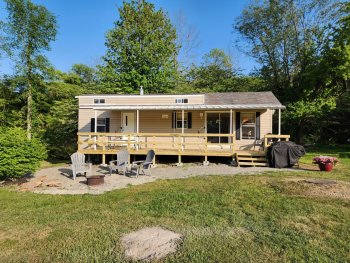 Rental unit called the cottage at triple r camping resort campground in wny