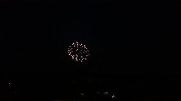 Fireworks on July 4th weekend 2018 at Triple R Camping Resort