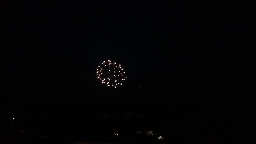 Fireworks on July 4th weekend 2018 at Triple R Camping Resort