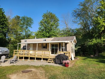 Rental unit called the cottage at triple r camping resort campground in wny